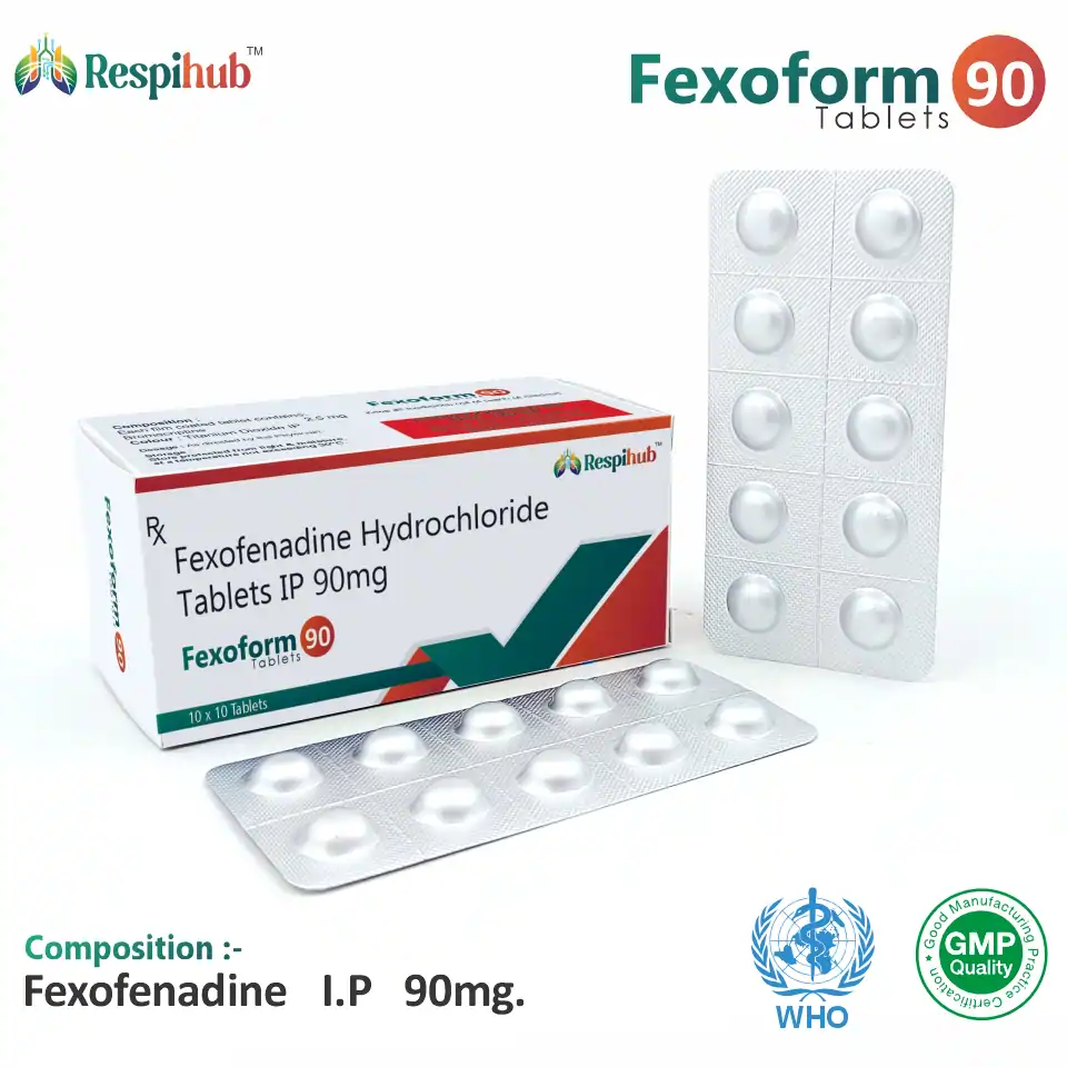 Fexofenadine 90mg Tablet Supplier India